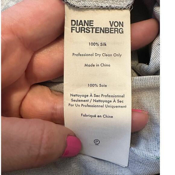 Diane Von Furstenberg black blue red floral sheath midi dress size XS - Picture 4 of 11